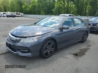 2016 Honda Accord Touring with VIN 1HGCR3F94GA020011, listed as a Copart auction lot 56228415 with 85,941 mi miles and Salvage title. Bid and sale history available at DreamBid. Image 1.