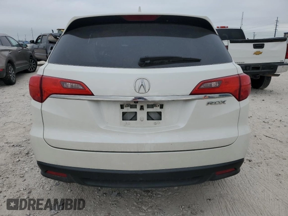 2015 Acura RDX Tech with VIN 5J8TB3H55FL004143, listed as a Copart auction lot 62891394 with Not Provided miles and Salvage Title. Bid and sale history available at carsss.com. Image 6.