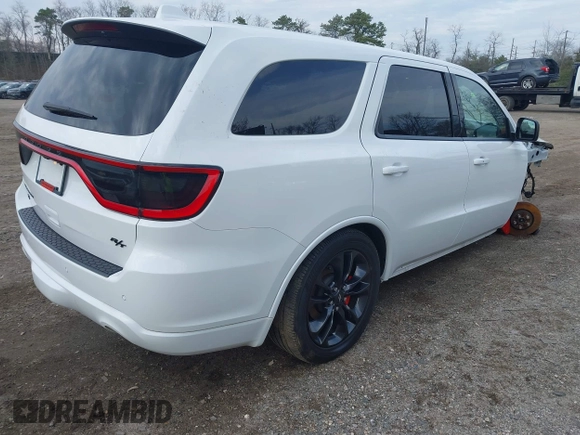 2022 Dodge Durango R/T with VIN 1C4SDJCT1NC223078, listed as a IAAI auction lot 41990552 with 40,319 mi miles and . Bid and sale history available at DreamBid. Image 4.