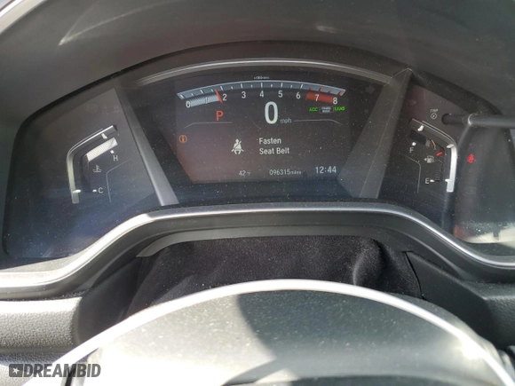 2018 Honda CR-V EX-L with VIN 2HKRW2H83JH680699, listed as a Copart auction lot 49187695 with 96,315 mi miles and Salvage Title. Bid and sale history available at carsss.com. Image 9.