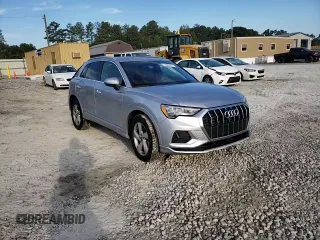 2022 Audi Q3 Premium with VIN WA1AUCF38N1143348, listed as a Copart auction lot 73682014 with 10,130 mi miles and Salvage Title. Bid and sale history available at carsss.com. Image 14.