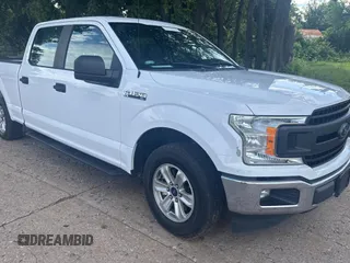 2018 Ford F-150 XL with VIN 1FTEW1C50JKE36855, listed as a Copart auction lot 63875055 with 112,505 mi miles and Clean title. Bid and sale history available at DreamBid. Image 1.