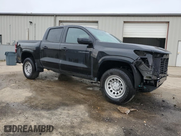 2024 Chevrolet Colorado 2WD Work Truck with VIN 1GCGSBEC2R1125077, listed as a Copart auction lot 56012425 with 15,917 mi miles and Clean Title. Bid and sale history available at DreamBid. Image 4.