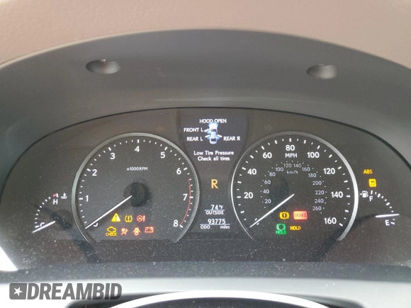 2013 Lexus LS 460 L z VIN JTHGL5EF1D5047481, wystawiony jako Copart lot #58738095 z przebiegiem 93 775 mil mil oraz Szkoda całkowita • Salvage title. Historia ofert i sprzedaży dostępna na DreamBid. Obrazek 9.