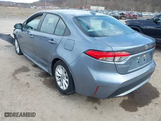 2020 Toyota Corolla LE with VIN 5YFHPRAE8LP012839, listed as a IAAI auction lot 41826438 with 46,360 mi miles. Bid and sale history available at carsss.com. Image 3.