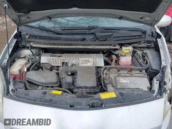 2010 Toyota Prius II with VIN JTDKN3DU8A0119389, listed as a IAAI auction lot 41705483 with 207,737 mi miles. Bid and sale history available at carsss.com. Image 10.
