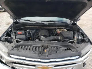 2021 Chevrolet Silverado 1500 LTZ with VIN 1GCUYGED4MZ141587, listed as a Copart auction lot 46454205 with 98,470 mi miles and Salvage Title. Bid and sale history available at DreamBid. Image 11.