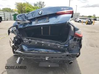 2021 BMW 4 Series 430i z VIN WBA53AP06MCF79573, wystawiony jako Copart lot #59136805 z przebiegiem 43 446 mil mil oraz Szkoda całkowita • Salvage title. Historia ofert i sprzedaży dostępna na DreamBid. Obrazek 6.