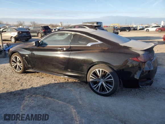 2019 Infiniti Q60 Luxe with VIN JN1EV7EL2KM290162, listed as a Copart auction lot 87421264 with 64,537 mi miles and Salvage title. Bid and sale history available at DreamBid. Image 2.
