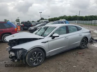 2024 Hyundai Sonata SEL z VIN KMHL64JA0RA412173, wystawiony jako Copart lot #60231305 z przebiegiem 18 957 mil mil oraz Szkoda całkowita • Salvage title. Historia ofert i sprzedaży dostępna na DreamBid. Obrazek 1.