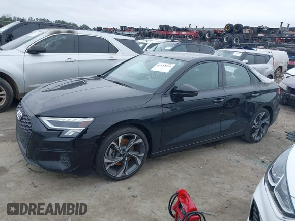 2022 Audi A3 Premium Plus with VIN WAUHUDGYXNA059940, listed as a IAAI auction lot 41553314 with 49,617 mi miles. Bid and sale history available at carsss.com. Image 14.