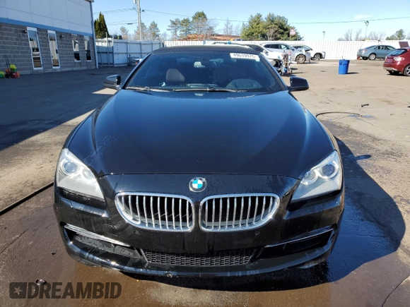 2012 BMW 6 Series 650i z VIN WBALZ3C57CDL73218, wystawiony jako Copart lot #49639975 z przebiegiem 54 408 mil mil oraz Szkoda całkowita • Salvage title. Historia ofert i sprzedaży dostępna na DreamBid. Obrazek 5.