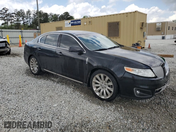 2011 Lincoln MKS with VIN 1LNHL9DR5BG604978, listed as a Copart auction lot 51420245 with 176,483 mi miles and Salvage Title. Bid and sale history available at DreamBid. Image 4.