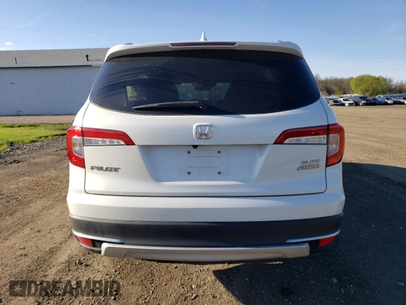 2021 Honda Pilot Elite with VIN 5FNYF6H05MB004870, listed as a Copart auction lot 54119115 with 99,491 mi miles and Salvage title. Bid and sale history available at DreamBid. Image 6.