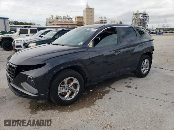 2023 Hyundai Tucson SEL with VIN 5NMJB3AEXPH198686, listed as a Copart auction lot 79963954 with 37,949 mi miles and Salvage Title. Bid and sale history available at carsss.com. Image 1.