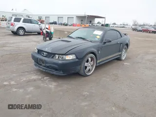 2002 Ford Mustang Standard with VIN 1FAFP40452F142303, listed as a IAAI auction lot 41557652 with 1 mi miles. Bid and sale history available at carsss.com. Image 2.