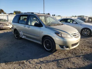 2004 Mazda MPV ES with VIN JM3LW28J840505124, listed as a Copart auction lot 78191914 with 186,992 mi miles and Salvage Title. Bid and sale history available at carsss.com. Image 4.