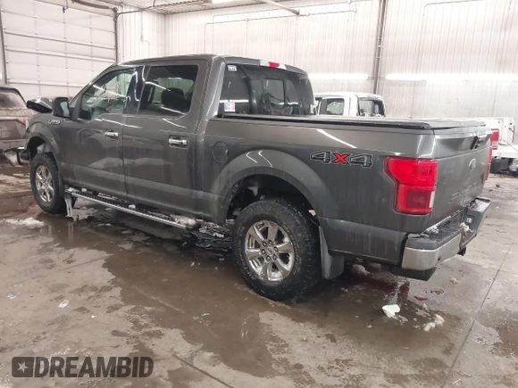 2018 Ford F-150 XL with VIN 1FTEW1E53JKF58493, listed as a IAAI auction lot 41517438 with 159,483 mi miles. Bid and sale history available at carsss.com. Image 3.
