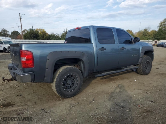 2010 Chevrolet Silverado 1500 LS with VIN 3GCRKREA8AG267522, listed as a Copart auction lot 75608504 with 154,917 mi miles and Salvage Title. Bid and sale history available at carsss.com. Image 3.