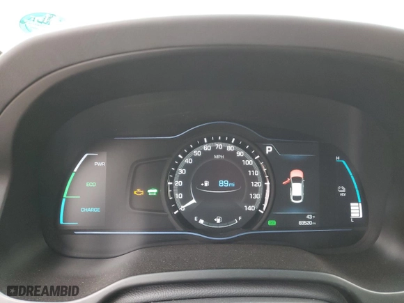 2019 Hyundai Ioniq Plug-In Hybrid Limited with VIN KMHC75LD7KU105436, listed as a Copart auction lot 52084255 with 83,520 mi miles and Salvage Title. Bid and sale history available at carsss.com. Image 9.