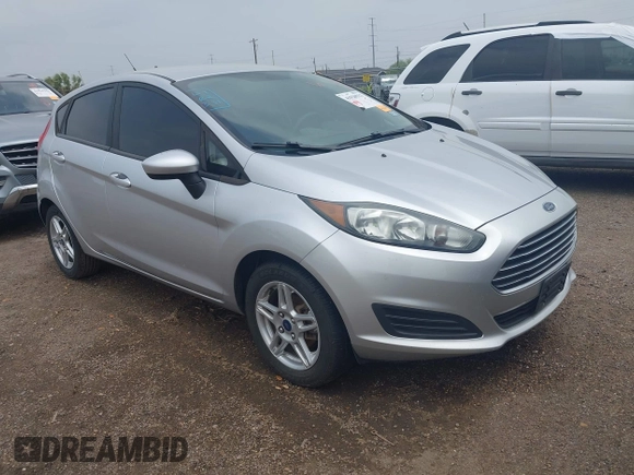 2019 Ford Fiesta SE with VIN 3FADP4EJ5KM142680, listed as a IAAI auction lot 41920513 with 92,902 mi miles. Bid and sale history available at carsss.com. Image 1.