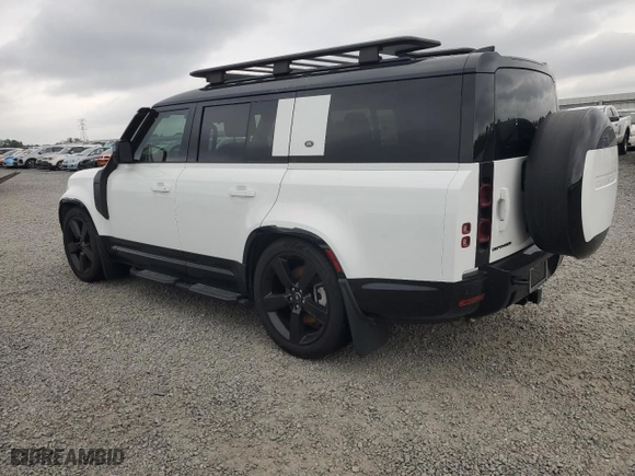 2024 Land Rover Defender X-Dynamic SE with VIN SALE2FEU7R2297275, listed as a Copart auction lot 76837044 with 0 mi miles and Non Repairable. Bid and sale history available at carsss.com. Image 2.