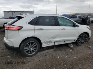 2020 Ford Edge Titanium с VIN 2FMPK3K99LBA90222, выставлен на аукционе Copart как лот 55849345 с пробегом 25 330 миль миль и Списание • Salvage title. История ставок и продаж доступна на DreamBid. Изображение 3.