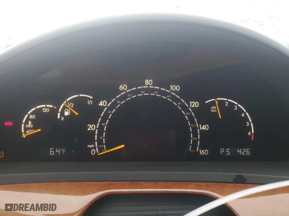 2006 Mercedes-Benz S-Class 3.7L with VIN WDBNF67JX6A483715, listed as a Copart auction lot 80073534 with 0 mi miles and Salvage Title. Bid and sale history available at carsss.com. Image 9.