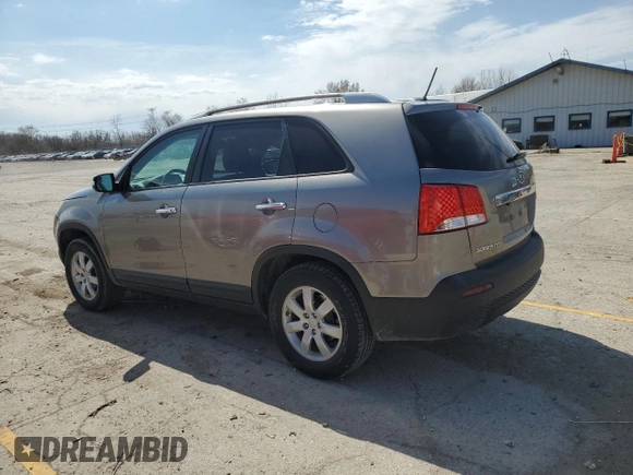2011 Kia Sorento LX with VIN 5XYKT3A11BG049925, listed as a Copart auction lot 51113785 with 126,778 mi miles and Salvage Title. Bid and sale history available at DreamBid. Image 2.