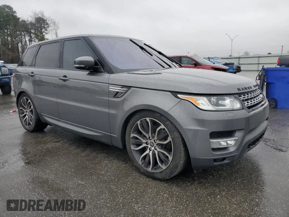 2017 Land Rover Range Rover Sport HSE with VIN SALWR2FK3HA125965, listed as a Copart auction lot 44970435 with 121,769 mi miles and Clean Title. Bid and sale history available at carsss.com. Image 4.