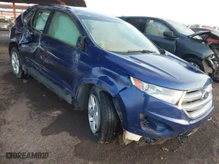 2015 Ford Edge SE with VIN 2FMTK3G8XFBB38927, listed as a IAAI auction lot 41239885 with 43,926 mi miles. Bid and sale history available at carsss.com. Image 1.