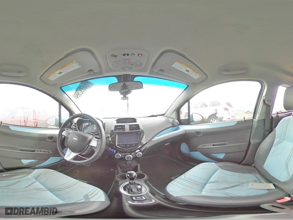 2015 Chevrolet Spark EV LT with VIN KL8CK6S03FC808883, listed as a Copart auction lot 86392994 with 44,596 mi miles and Salvage Title. Bid and sale history available at carsss.com. Image 12.