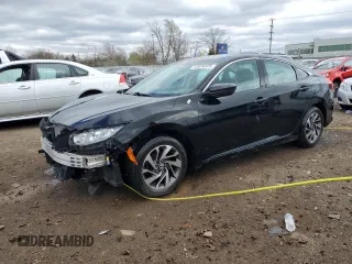 2016 Honda Civic Sedan EX with VIN 19XFC2F75GE076669, listed as a Copart auction lot 53939325 with 49,082 mi miles and Salvage Title. Bid and sale history available at carsss.com. Image 1.