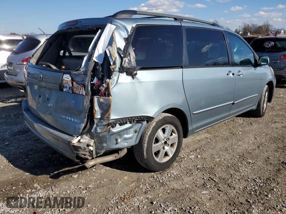 2005 Toyota Sienna XLE with VIN 5TDZA22C95S228686, listed as a Copart auction lot 46501295 with 269,419 mi miles and Salvage Title. Bid and sale history available at carsss.com. Image 3.