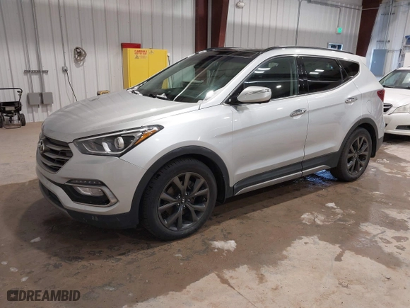 2017 Hyundai Santa Fe Sport 2.0T Ultimate with VIN 5XYZWDLA7HG410284, listed as a IAAI auction lot 41831926 with 137,541 mi miles. Bid and sale history available at carsss.com. Image 17.