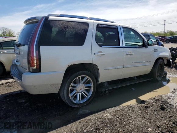 2013 Cadillac Escalade Premium with VIN 1GYS4CEF7DR373866, listed as a Copart auction lot 52556804 with 173,250 mi miles and Salvage Title. Bid and sale history available at carsss.com. Image 3.