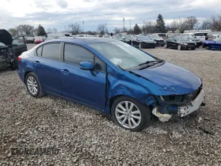2012 Honda Civic EX with VIN 19XFB2F89CE002130, listed as a Copart auction lot 48515155 with 190,416 mi miles and Salvage Title. Bid and sale history available at DreamBid. Image 4.