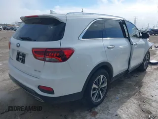 2019 Kia Sorento EX with VIN 5XYPHDA59KG464880, listed as a IAAI auction lot 41380730 with 93,817 mi miles and . Bid and sale history available at carsss.com. Image 4.