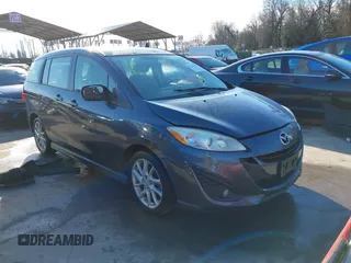 2012 Mazda 5 Touring with VIN JM1CW2CL2C0141850, listed as a IAAI auction lot 41231704 with 95,630 mi miles. Bid and sale history available at carsss.com. Image 1.