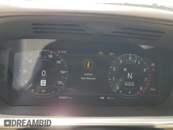 2020 Land Rover Range Rover Sport SE with VIN SALWG2SU9LA882777, listed as a Copart auction lot 61793525 with 80,607 mi miles and Clean title. Bid and sale history available at DreamBid. Image 9.