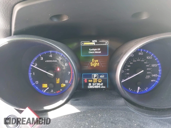 2018 Subaru Outback Touring with VIN 4S4BSATC5J3302975, listed as a IAAI auction lot 42537101 with 85,484 mi miles and . Bid and sale history available at DreamBid. Image 7.
