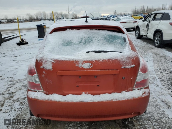 2008 Hyundai Accent Man L with VIN KMHCN35C48U087324, listed as a Copart auction lot 85001354 with 167,667 mi miles and Salvage Title. Bid and sale history available at carsss.com. Image 6.