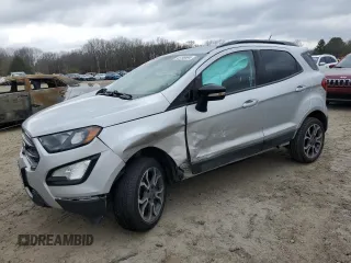 2020 Ford EcoSport SES z VIN MAJ6S3JL1LC368582, wystawiony jako Copart lot #45198694 z przebiegiem 53 863 mil mil oraz Szkody całkowita. Historia ofert i sprzedaży dostępna na DreamBid. Obrazek 1.