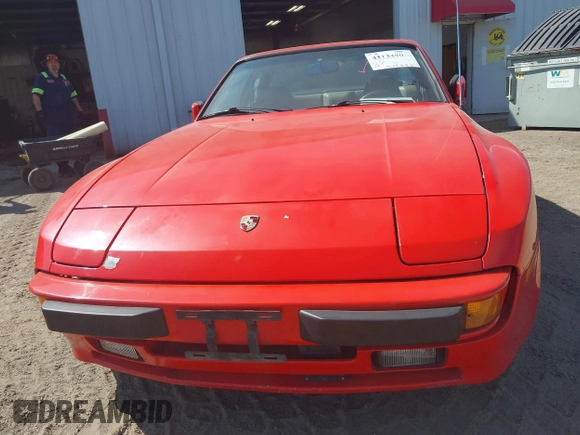 1984 Porsche 944 with VIN WP0AA0948EN456264, listed as a IAAI auction lot 42134801 with 54,339 mi miles and . Bid and sale history available at carsss.com. Image 6.