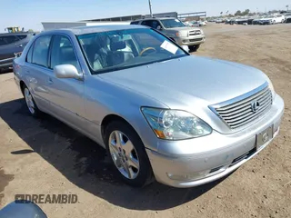 2005 Lexus LS 430 z VIN JTHBN36F150180604, wystawiony jako IAAI lot #41673727 z przebiegiem 182 363 mil mil oraz . Historia ofert i sprzedaży dostępna na DreamBid. Obrazek 1.