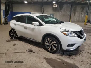 2015 Nissan Murano SL with VIN 5N1AZ2MH0FN270861, listed as a Copart auction lot 86621814 with 93,376 mi miles and Salvage Title. Bid and sale history available at DreamBid. Image 4.