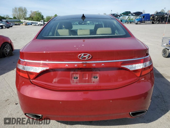 2013 Hyundai Azera z VIN KMHFH4JG8DA301102, wystawiony jako Copart lot #54299505 z przebiegiem 121 658 mil mil oraz Szkoda całkowita • Salvage title. Historia ofert i sprzedaży dostępna na DreamBid. Obrazek 6.