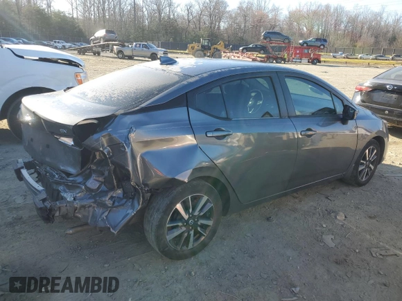 2021 Nissan Versa SV with VIN 3N1CN8EV9ML848066, listed as a Copart auction lot 47996785 with 109,774 mi miles and Salvage Title. Bid and sale history available at carsss.com. Image 3.