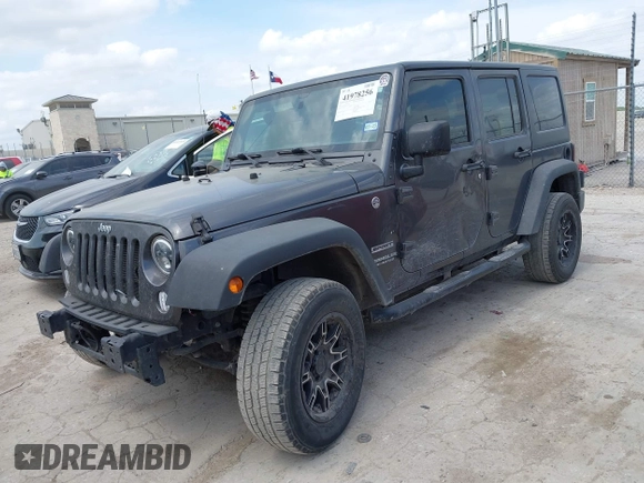 2017 Jeep Wrangler Unlimited Sport with VIN 1C4BJWDG8HL545289, listed as a IAAI auction lot 41978256 with 117,153 mi miles and . Bid and sale history available at DreamBid. Image 2.