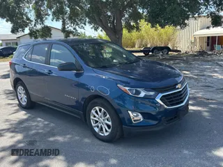 2021 Chevrolet Equinox LT with VIN 3GNAXJEV6ML378169, listed as a Copart auction lot 55522645 with 98,349 mi miles and Clean title. Bid and sale history available at DreamBid. Image 1.